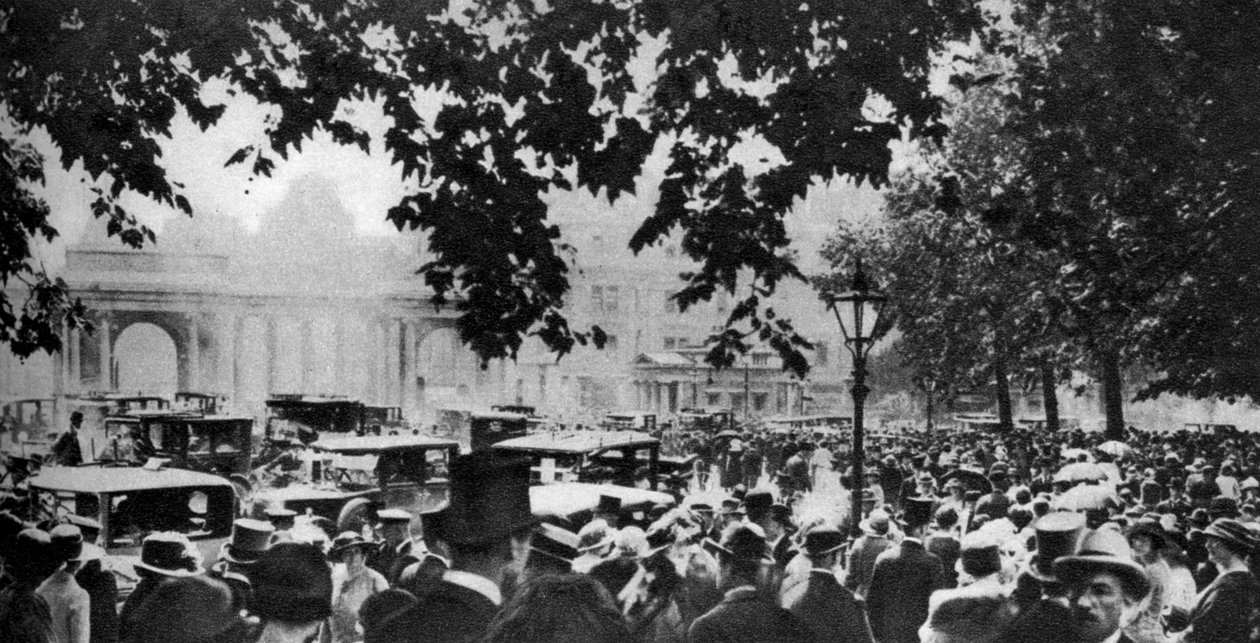 Hyde Park w piękną niedzielę Ascot, Londyn, 1926-1927 autorstwa Unbekannt