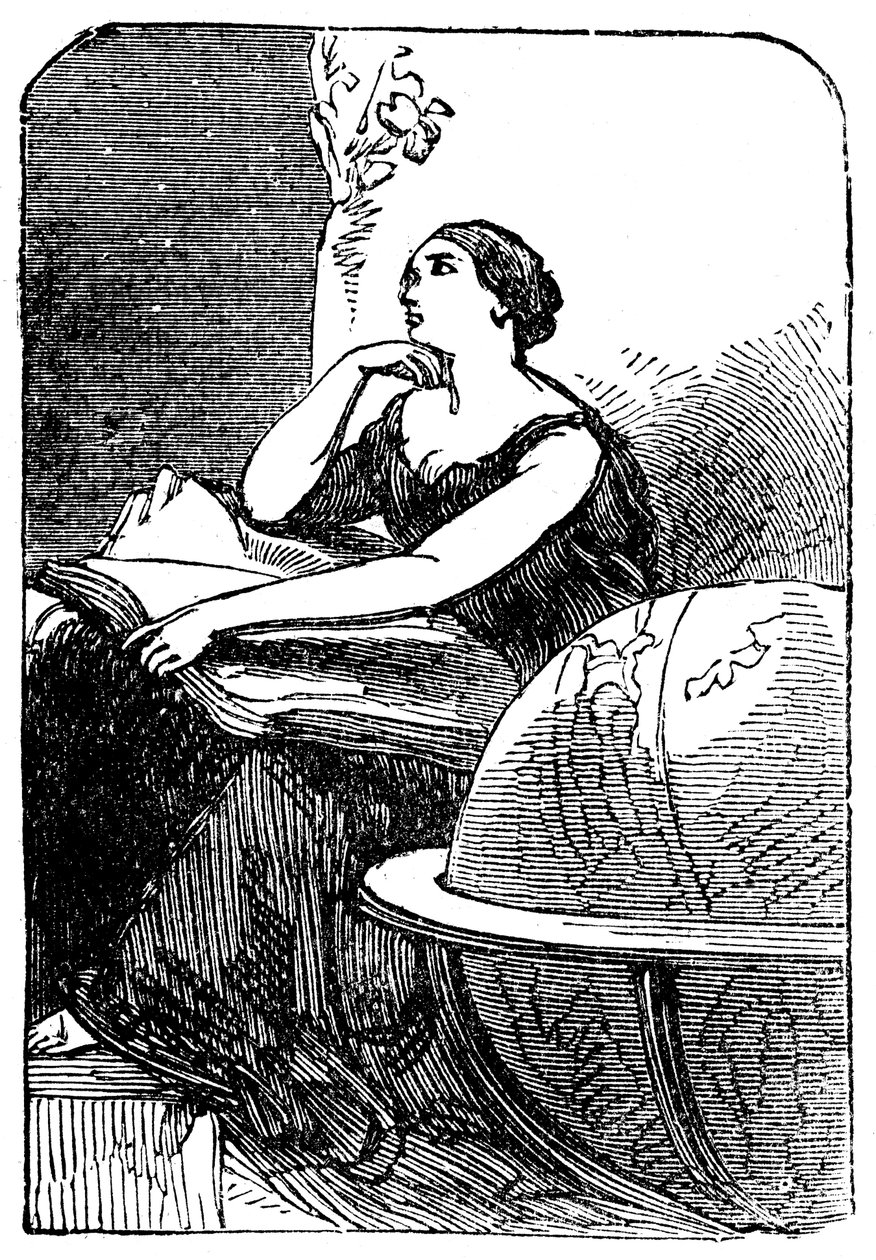 Hypatia c370-415, matematyk i filozof neoplatoński, połowa XIX w. autorstwa Unbekannt