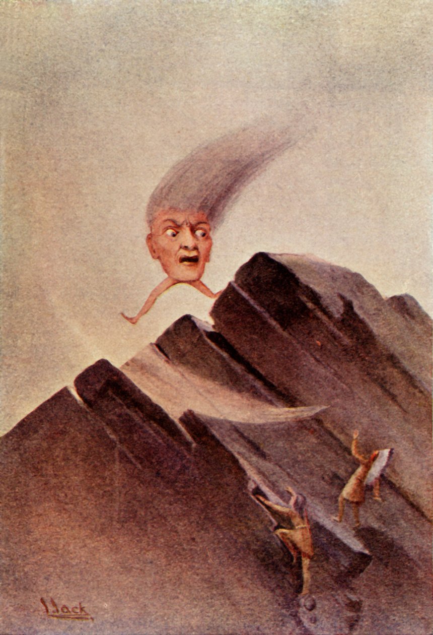 „Widzę cię, widzę cię! Umrzesz”, 1914. autorstwa Unbekannt