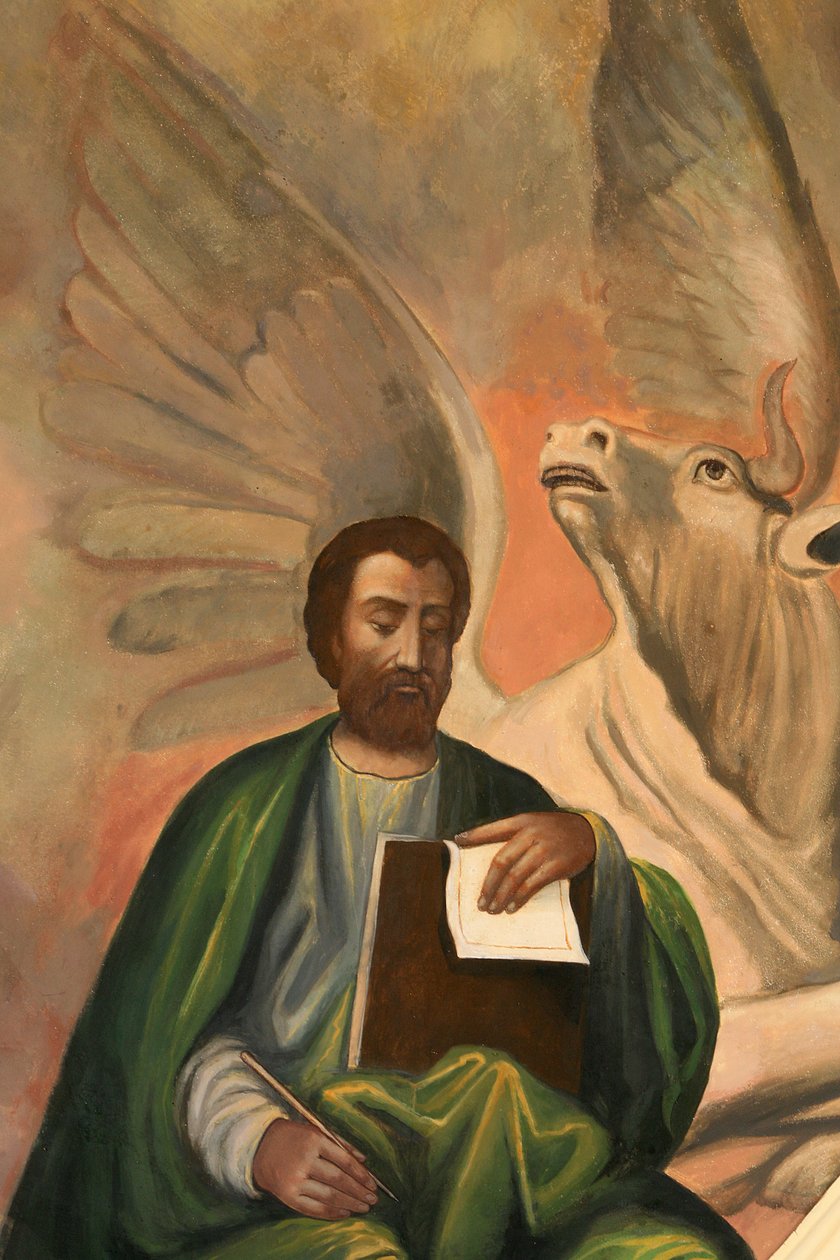 Ikona w klasztorze Aghiou Pavlou na górze Athos Saint Luke Grece autorstwa Unbekannt