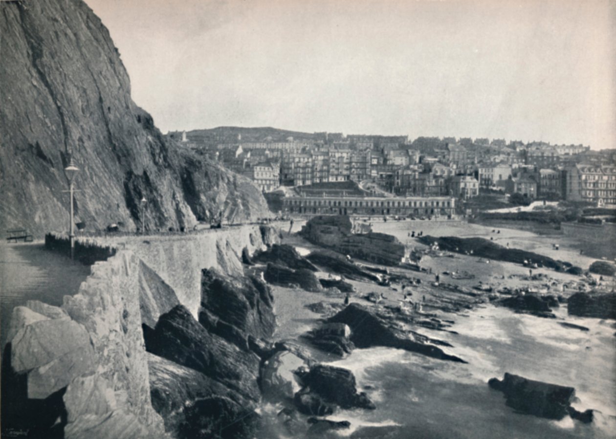 Ilfracombe - Widok ogólny, ukazujący paradę Capstone, 1895 autorstwa Unbekannt