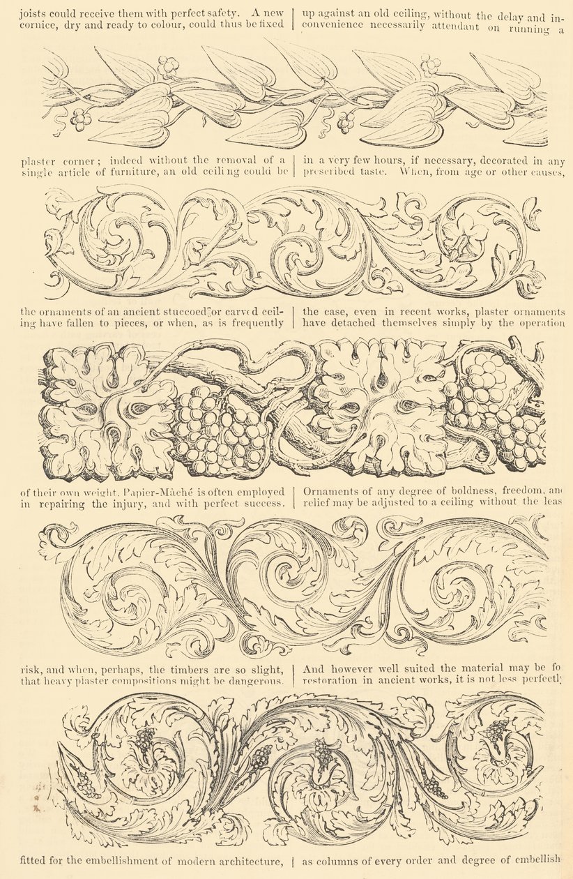 Ilustrowana Taryfa Ulepszonych Ramek Papieru-Mâché, także Enriched Mou..., [ok. 1847]. autorstwa Unbekannt