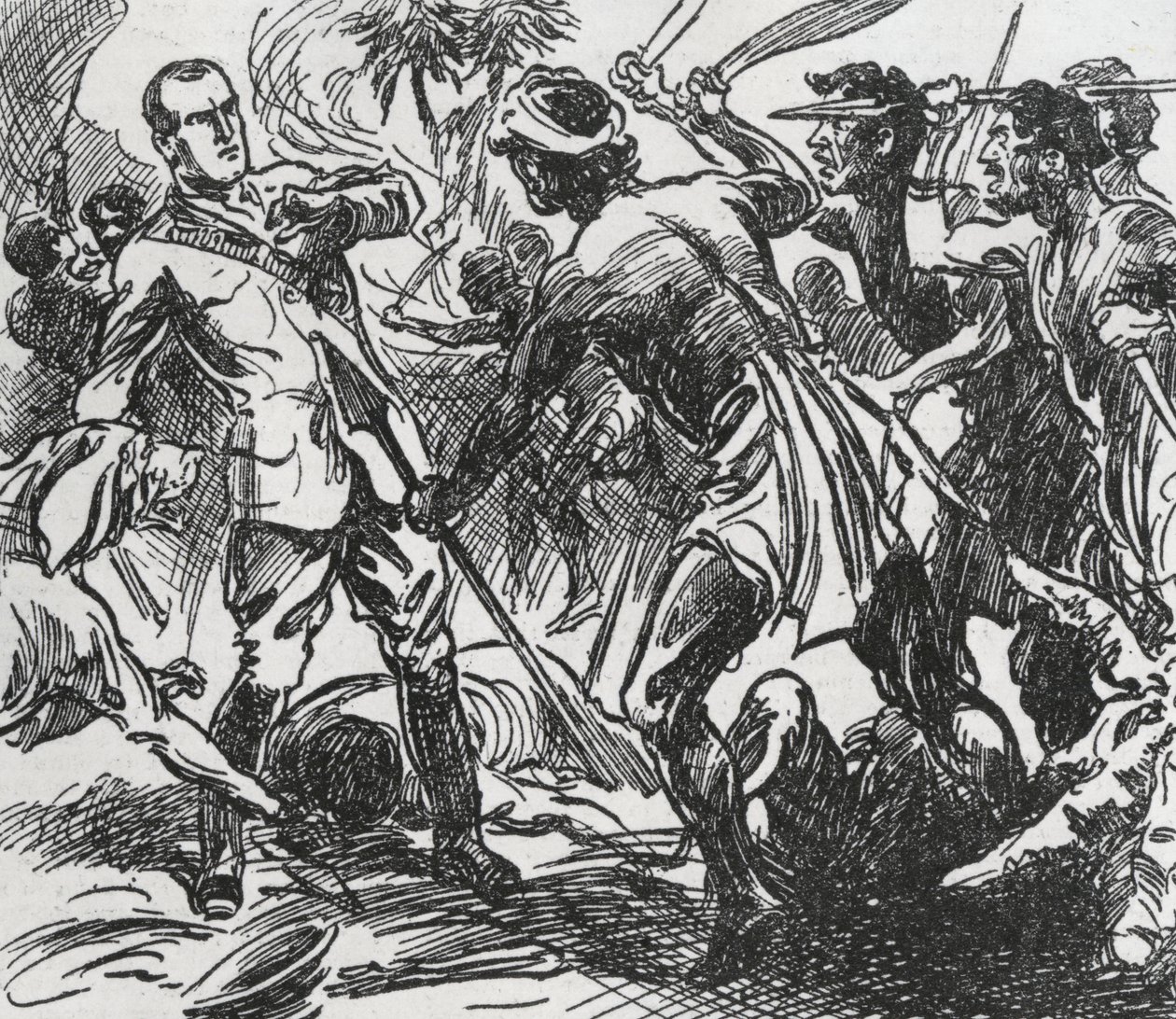 Ilustracja przedstawiająca Sextona Blake