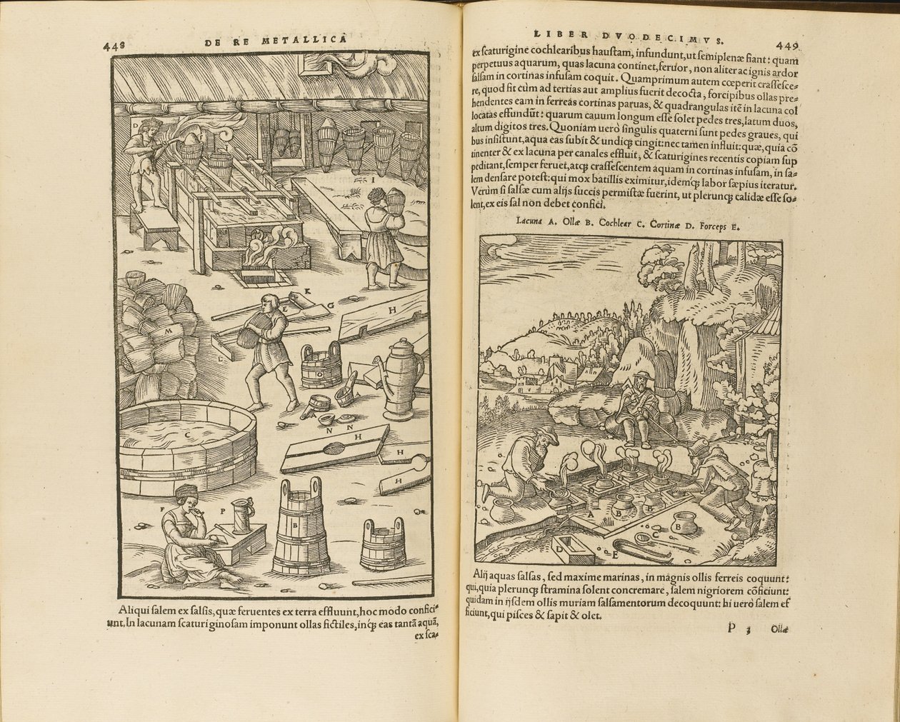 Ilustracja z De re metallica libri XII Georgius Agricola, 1556 autorstwa Unbekannt