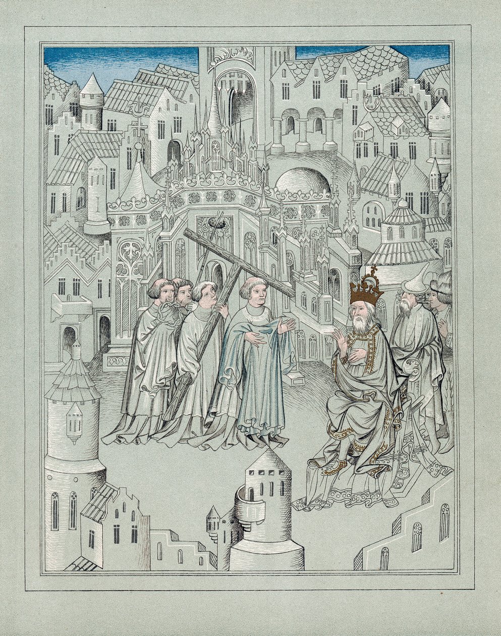 Ilustracja z podróży legendarnego angielskiego rycerza Sir Johna Mandeville