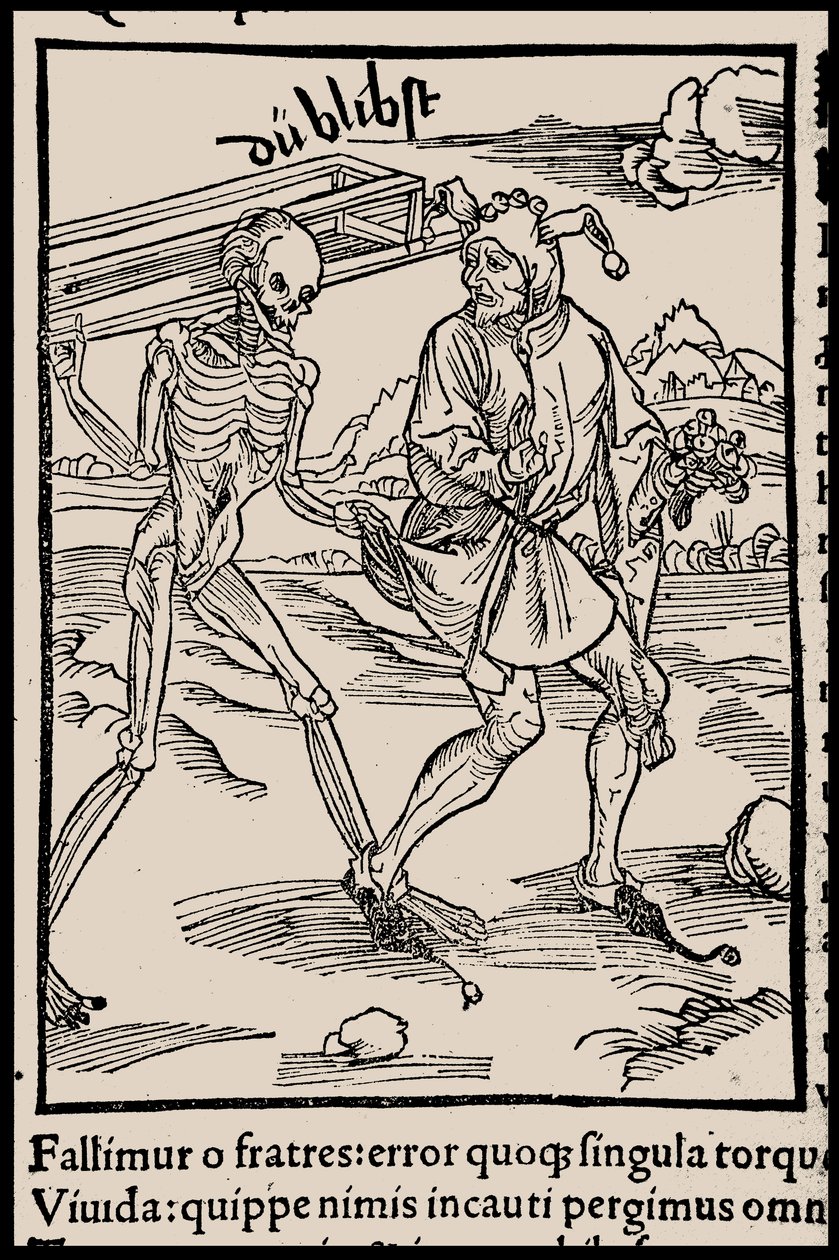Ilustracja do książki Sebastiana Branta Statek głupców, 1497. autorstwa Unbekannt