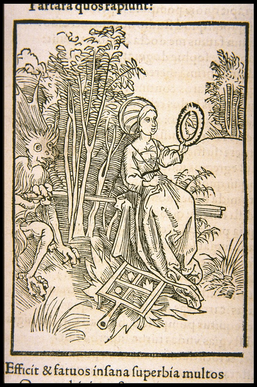 Ilustracja do książki Sebastiana Branta Statek głupców, 1497. autorstwa Unbekannt