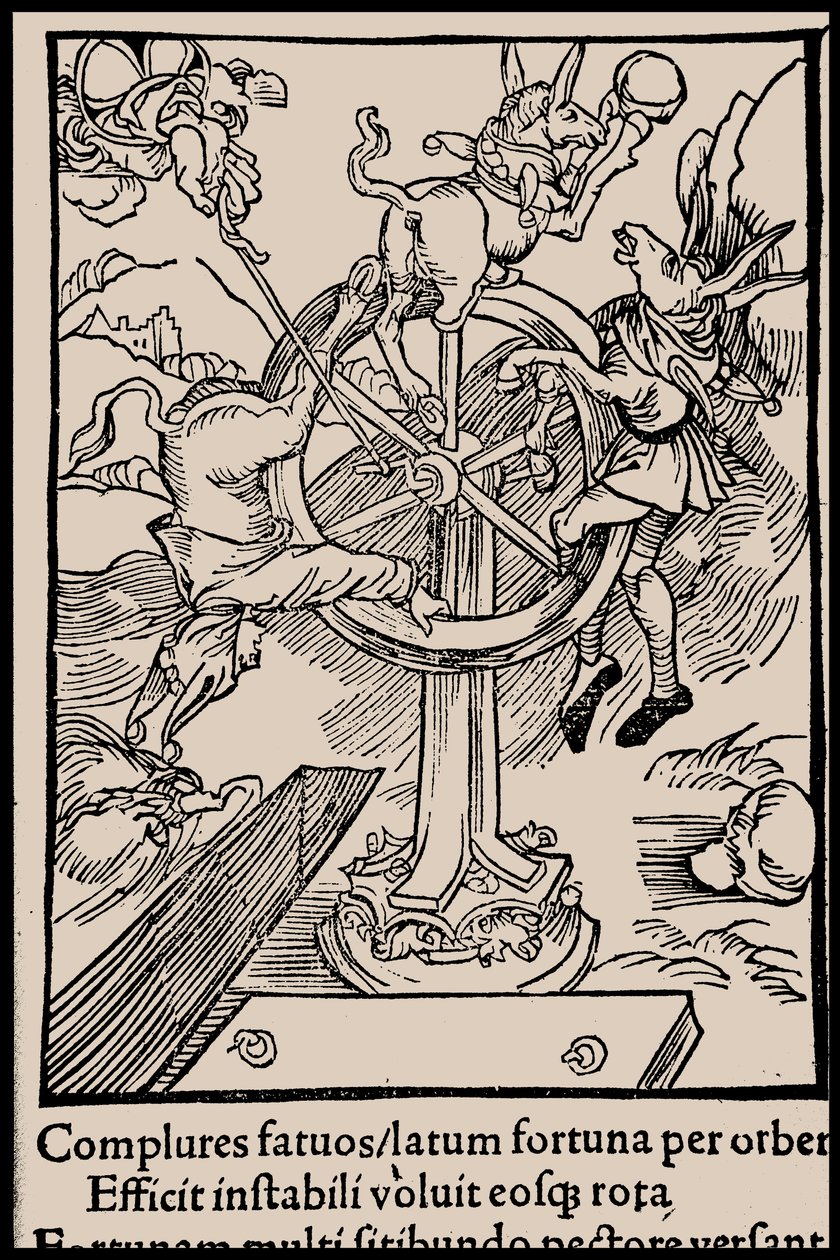 Ilustracja do książki Sebastiana Branta Statek głupców, 1497. autorstwa Unbekannt