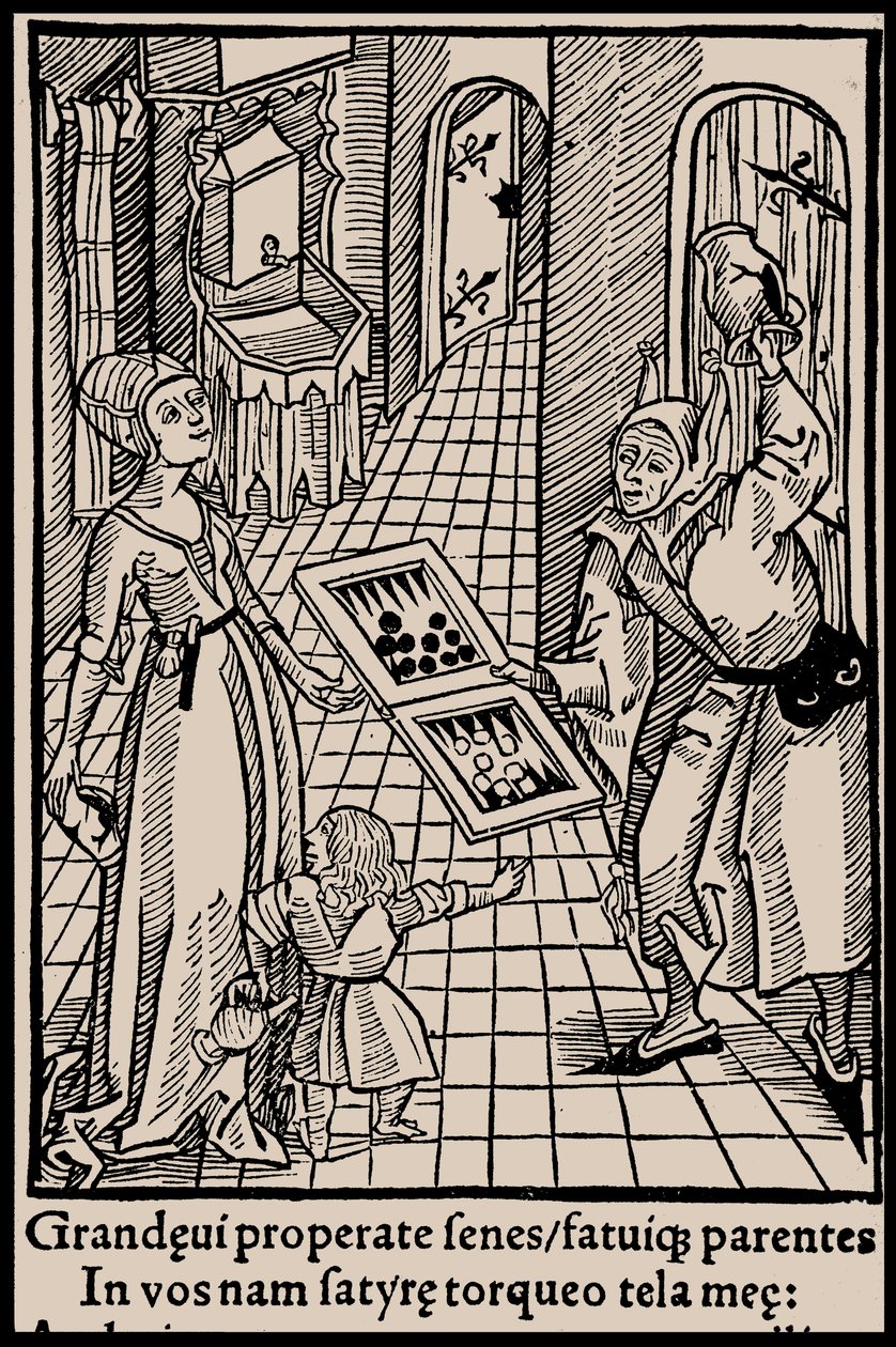 Ilustracja do książki Sebastiana Branta Statek głupców, 1497. autorstwa Unbekannt