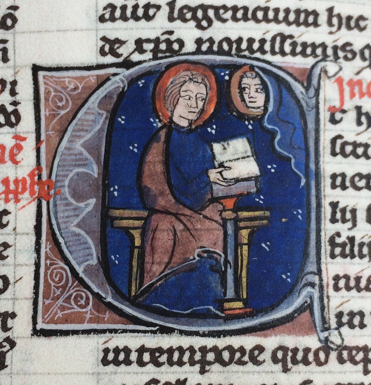 Czytam Listy Abelarda i Heloizy. Z moralisée biblijnego, XIII wiek autorstwa Unbekannt