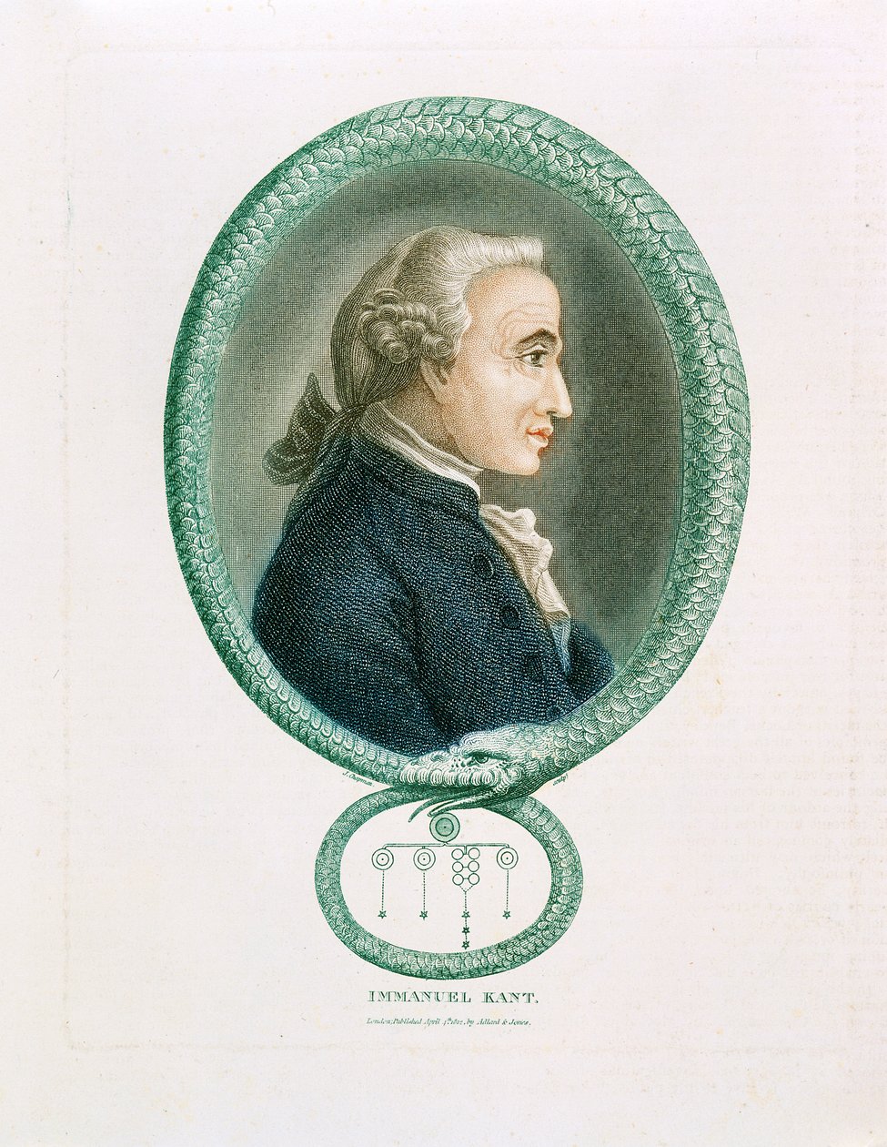 Immanuel Kant, niemiecki filozof, 1812 autorstwa Unbekannt