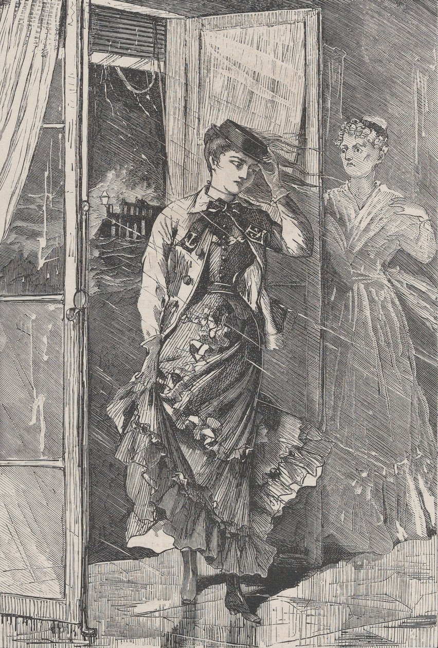 In Came a Storm of Wind, Rain and Spray - i Portia The Galaxy, An Illustrated ..., grudzień 1869. autorstwa Unbekannt