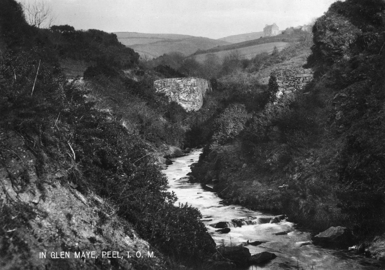 W Glen Maye, Peel, Wyspa Man, XX wiek autorstwa Unbekannt