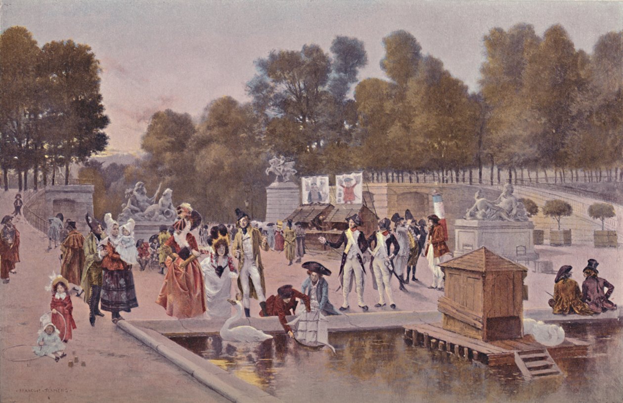W ogrodzie Tuileries, 1896 autorstwa Unbekannt