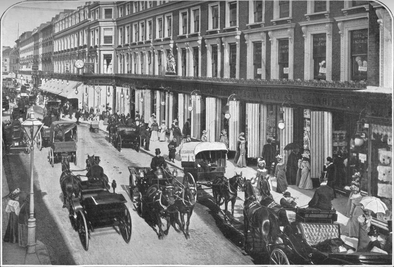 W Westbourne Grove, Notting Hill, Londyn, ok. 1903 1903 r. autorstwa Unbekannt