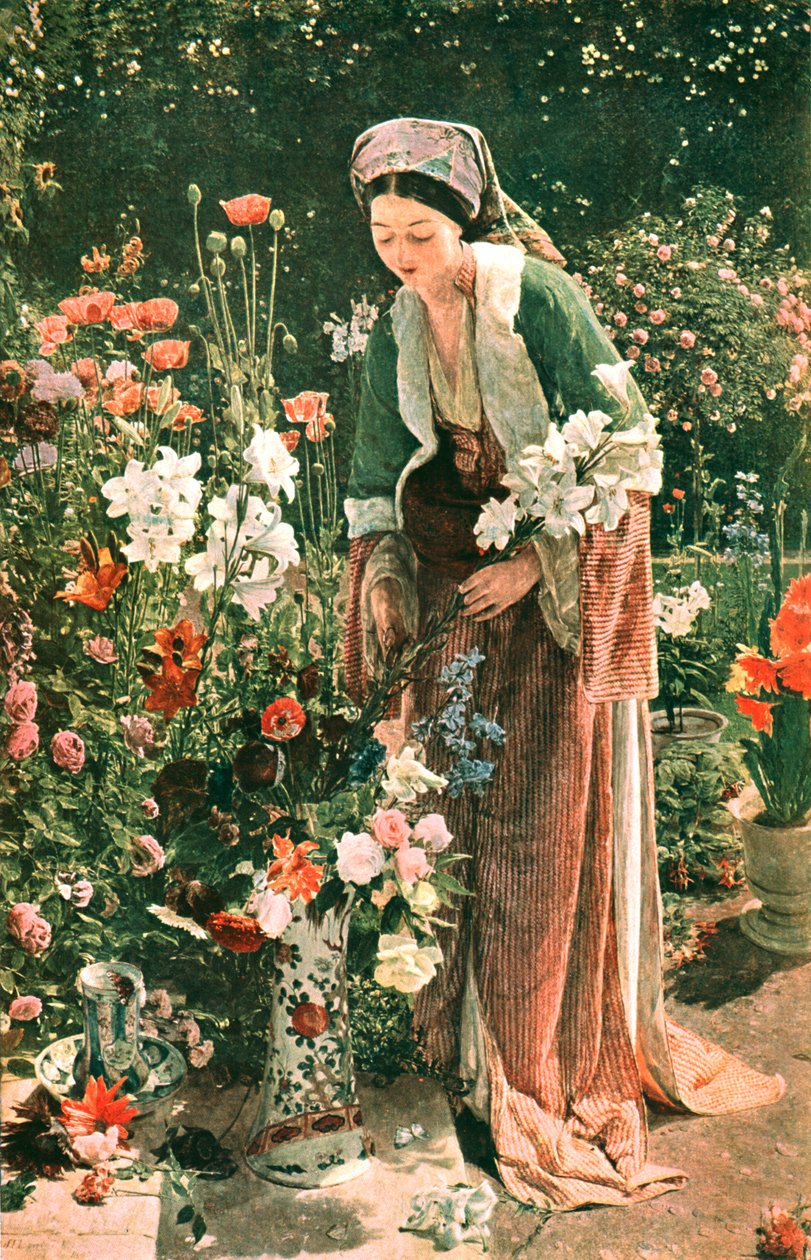 W Ogrodzie Beys, 1865, c1902. autorstwa Unbekannt