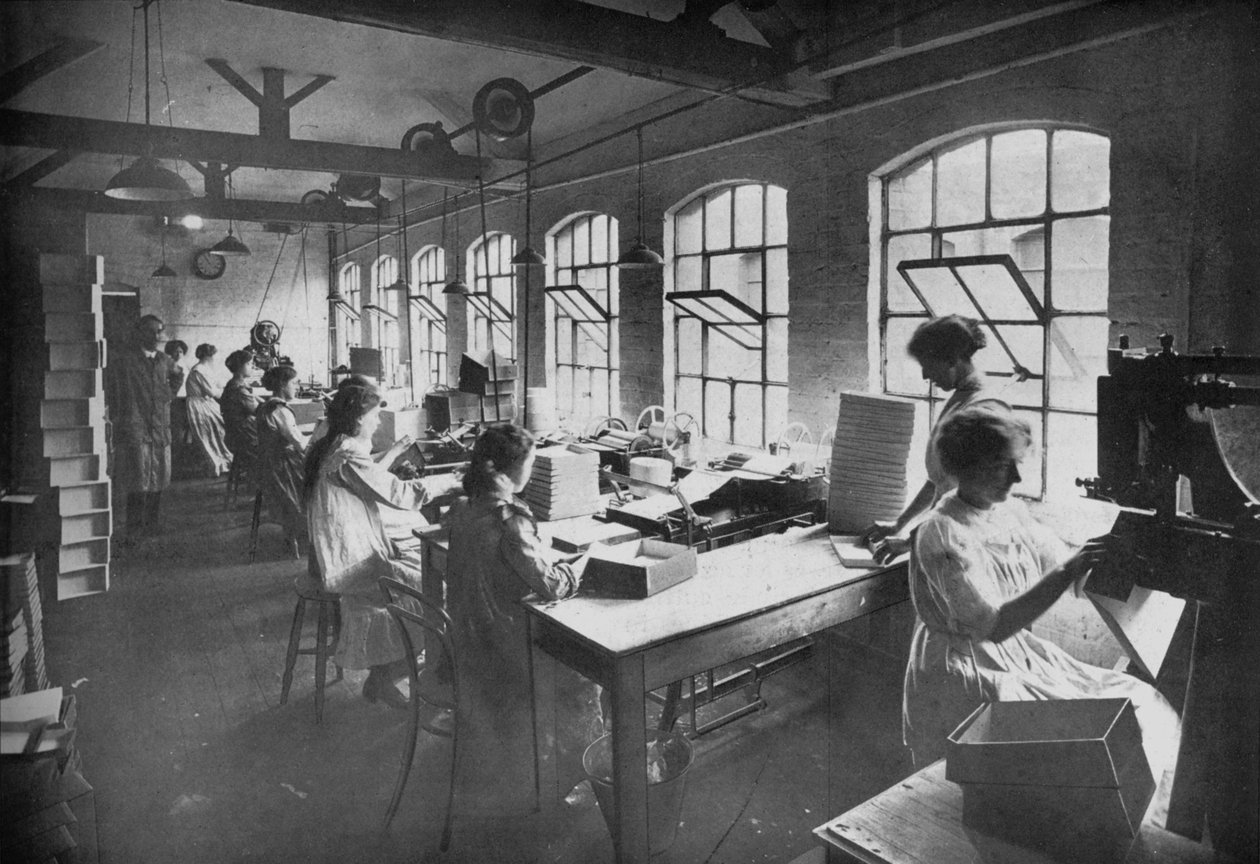 W Fabryce Pudełek, 1919 autorstwa Unbekannt