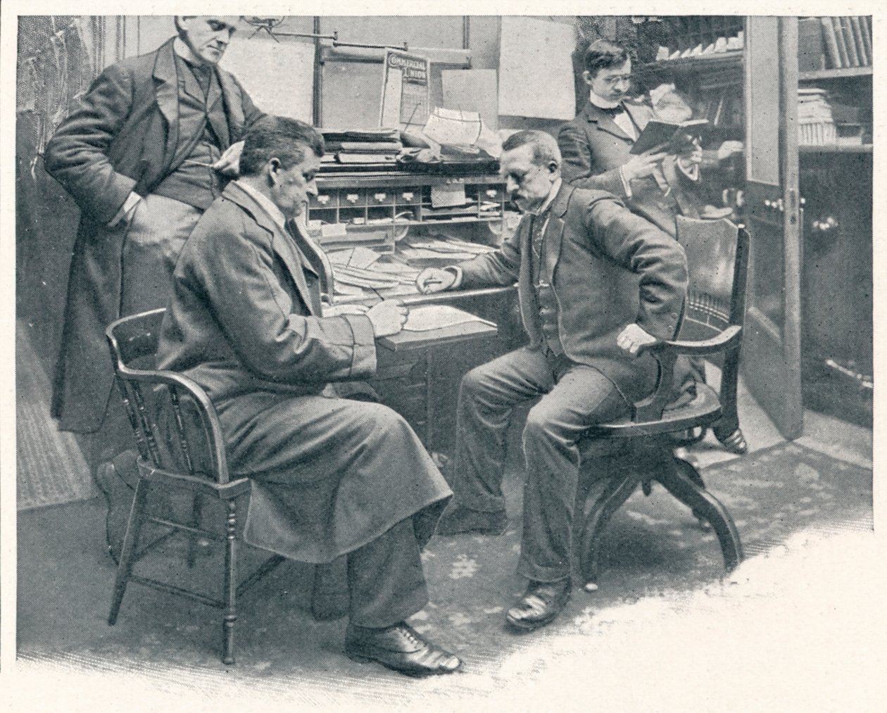 W biurze Zastępcy Konsula Generalnego w Konsulacie Amerykańskim w Londynie, c1903 1903 autorstwa Unbekannt