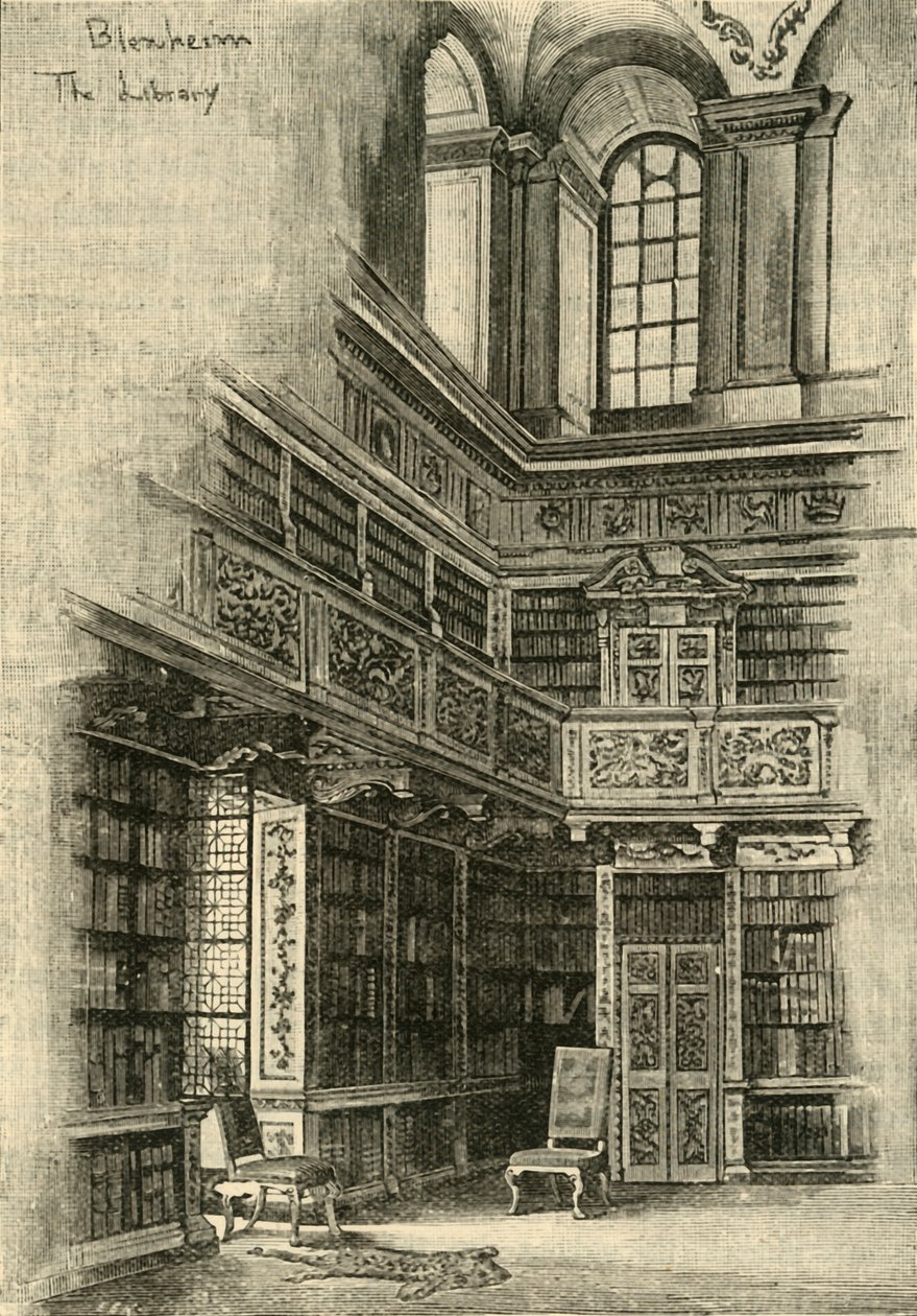 W Bibliotece 1870, 1898. autorstwa Unbekannt