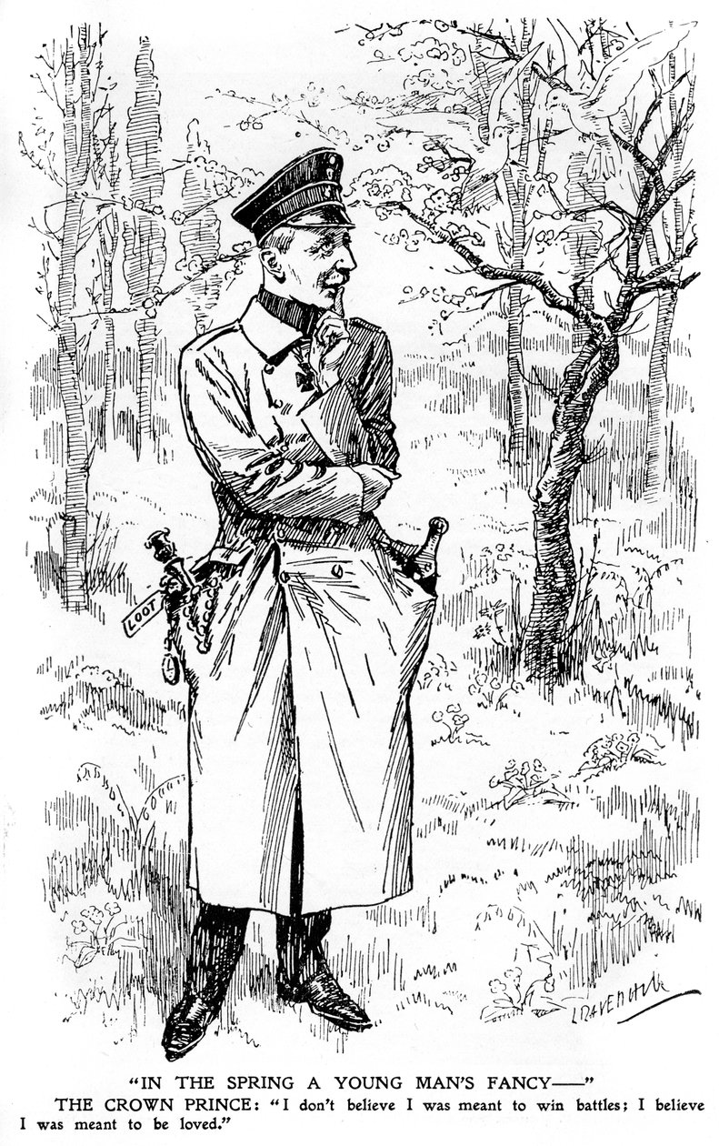 Wiosną młodzieńczy fantazyjny..., I wojna światowa, 1920 autorstwa Unbekannt