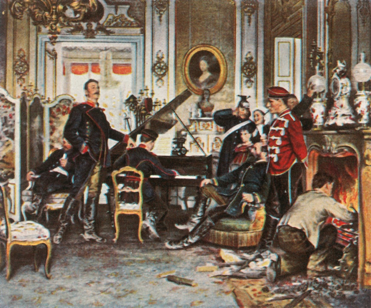 W kwaterach wojsk pod Paryżem, 187071, 1936. autorstwa Unbekannt