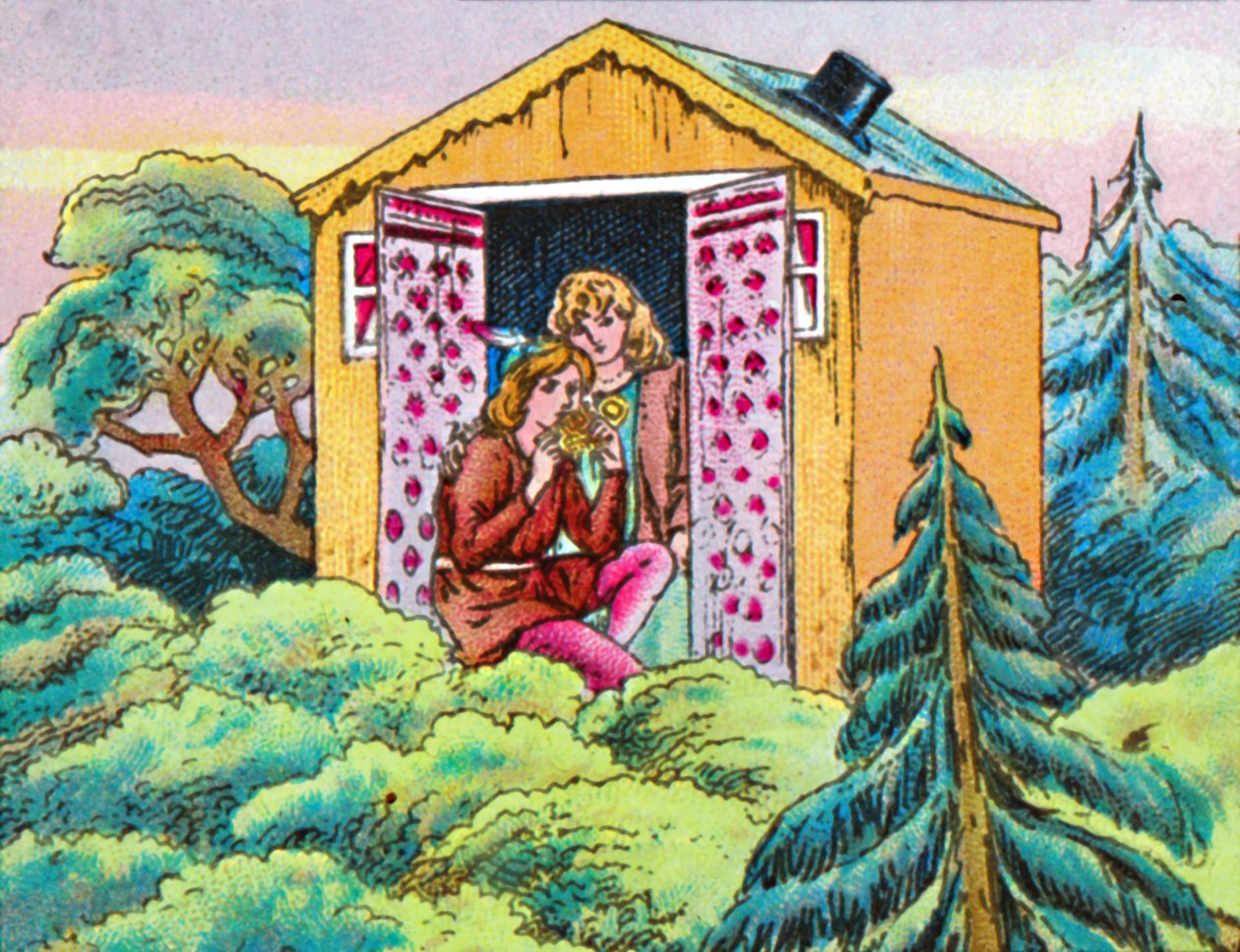 W koronach drzew ok. 1905. autorstwa Unbekannt