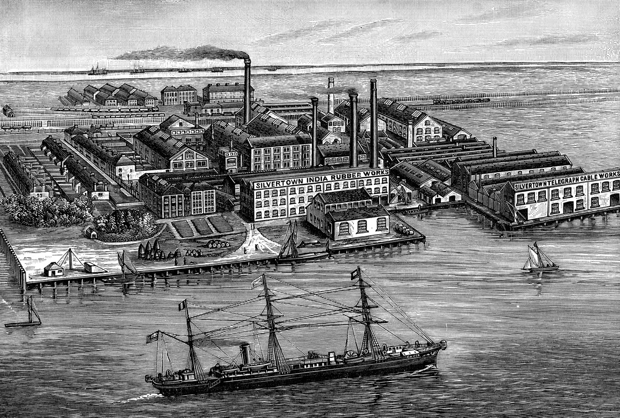 India Rubber, Gutta Percha and Telegraph Works Company, Silvertown, Londyn, 1887 autorstwa Unbekannt