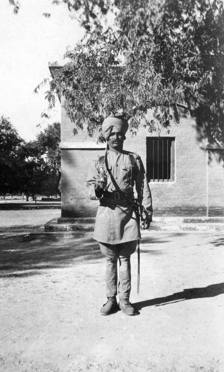 Ułan indyjski, Mathura, Indie, 1916-1917 autorstwa Unbekannt