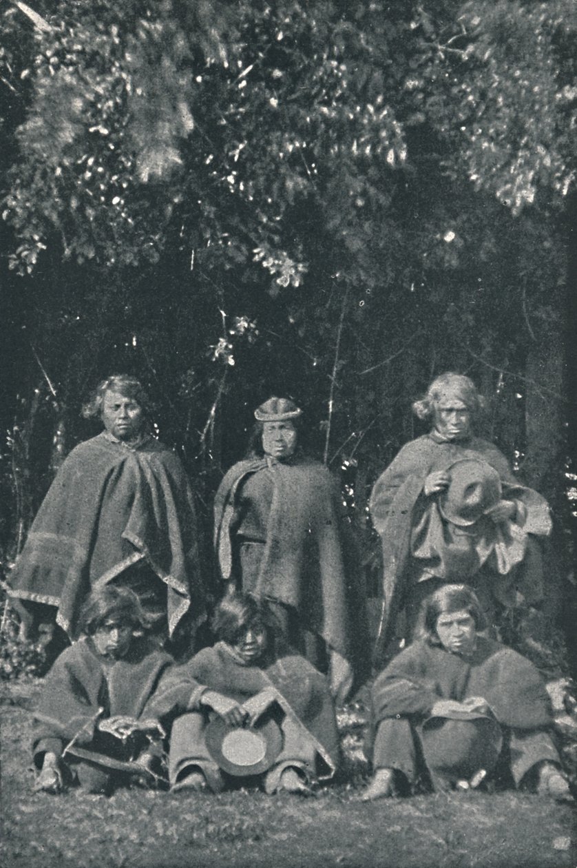Indianie z wyspy Chiloe, 1916 autorstwa Unbekannt