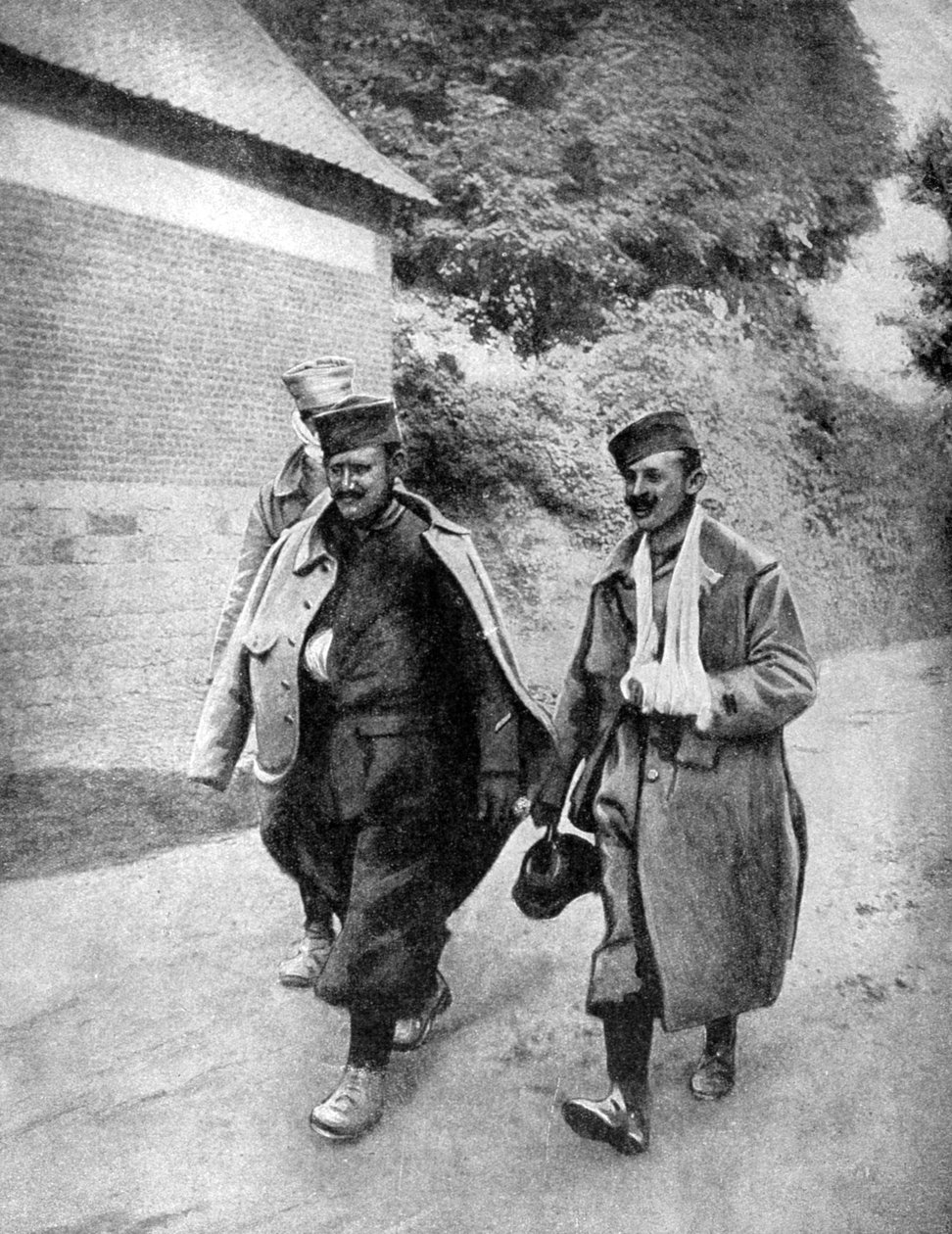 Ranni żołnierze francuscy, Arras, Francja, I wojna światowa, 1915 autorstwa Unbekannt