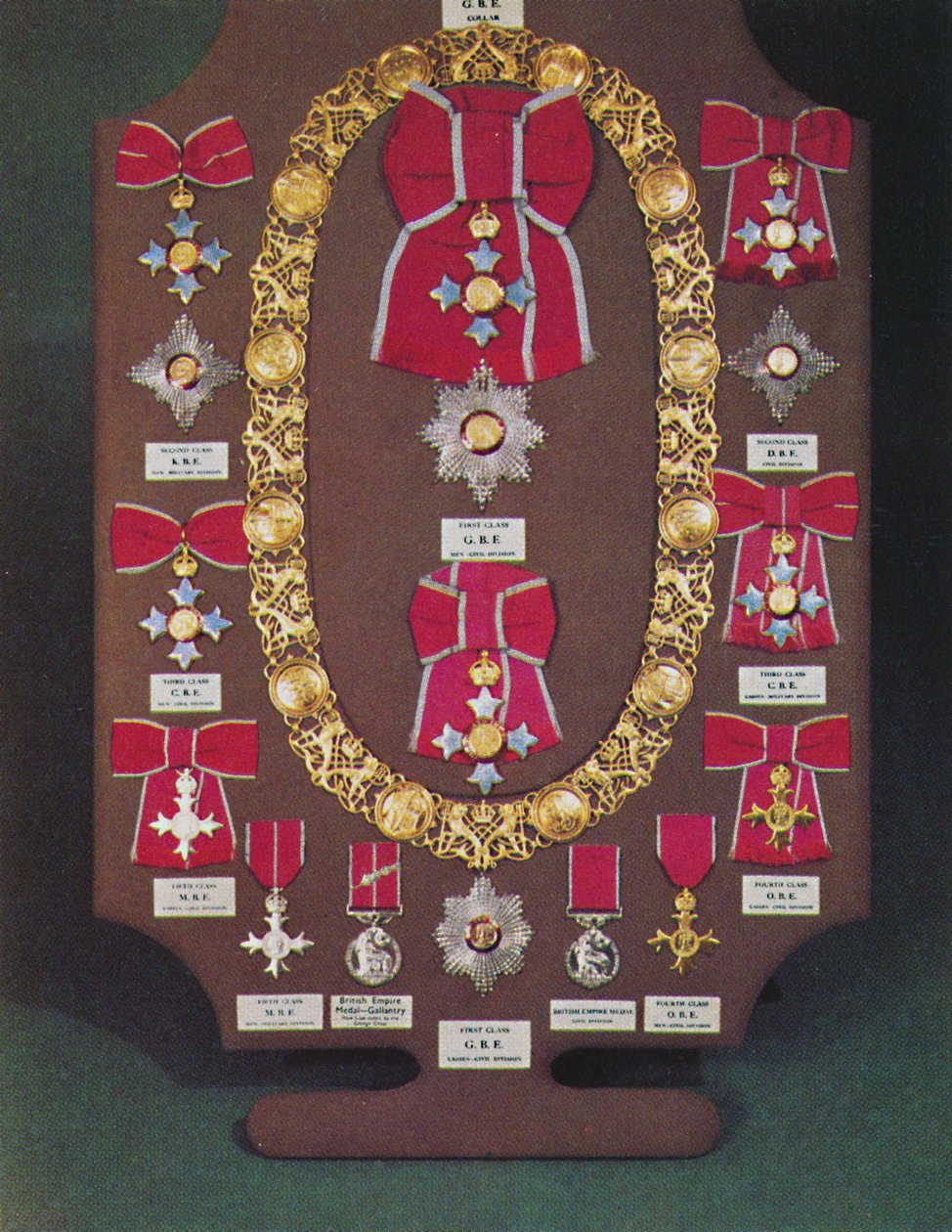 Insygnia Orderu Imperium Brytyjskiego, 1953 autorstwa Unbekannt