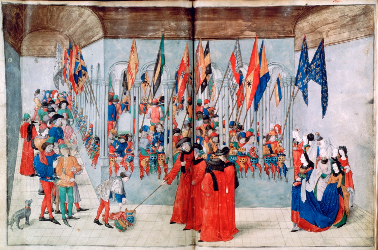 Przegląd hełmów, 1488-1489 autorstwa Unbekannt