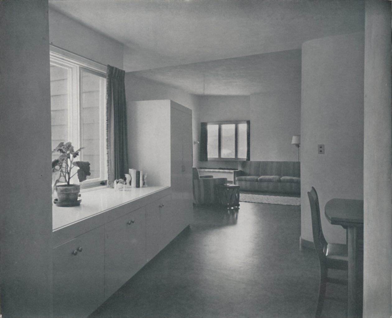 Wnętrze - Dom w Fairfax, Kalifornia autorstwa Francisa Ellswortha Lloyda, 1942 autorstwa Unbekannt