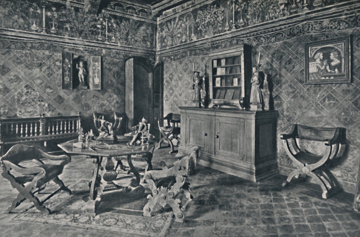 Wnętrze, Palazzo Davanzati, 1928 autorstwa Unbekannt