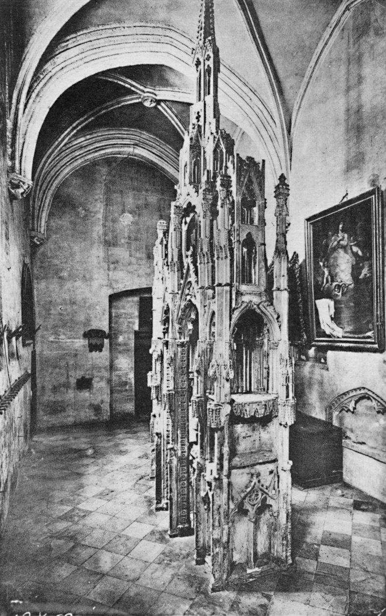Grób wewnętrzny papieża Jana XXII, ok. 1925 r. autorstwa Unbekannt