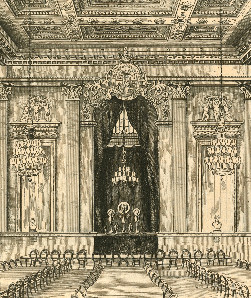 Wnętrze Sali Złotników, 1876, 1897. autorstwa Unbekannt