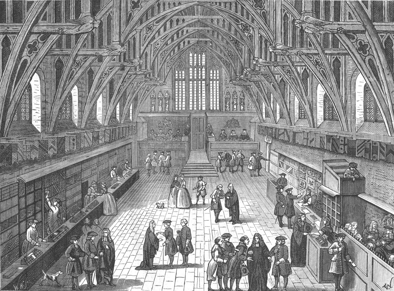 Wnętrze Old Westminster Hall, 1797 1897 autorstwa Unbekannt