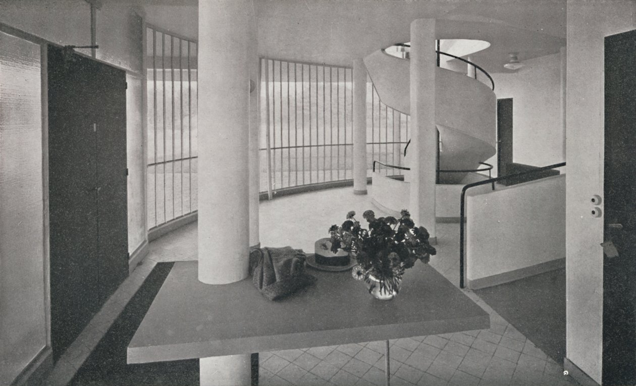 Wnętrze willi w Poissy, 1933 autorstwa Unbekannt