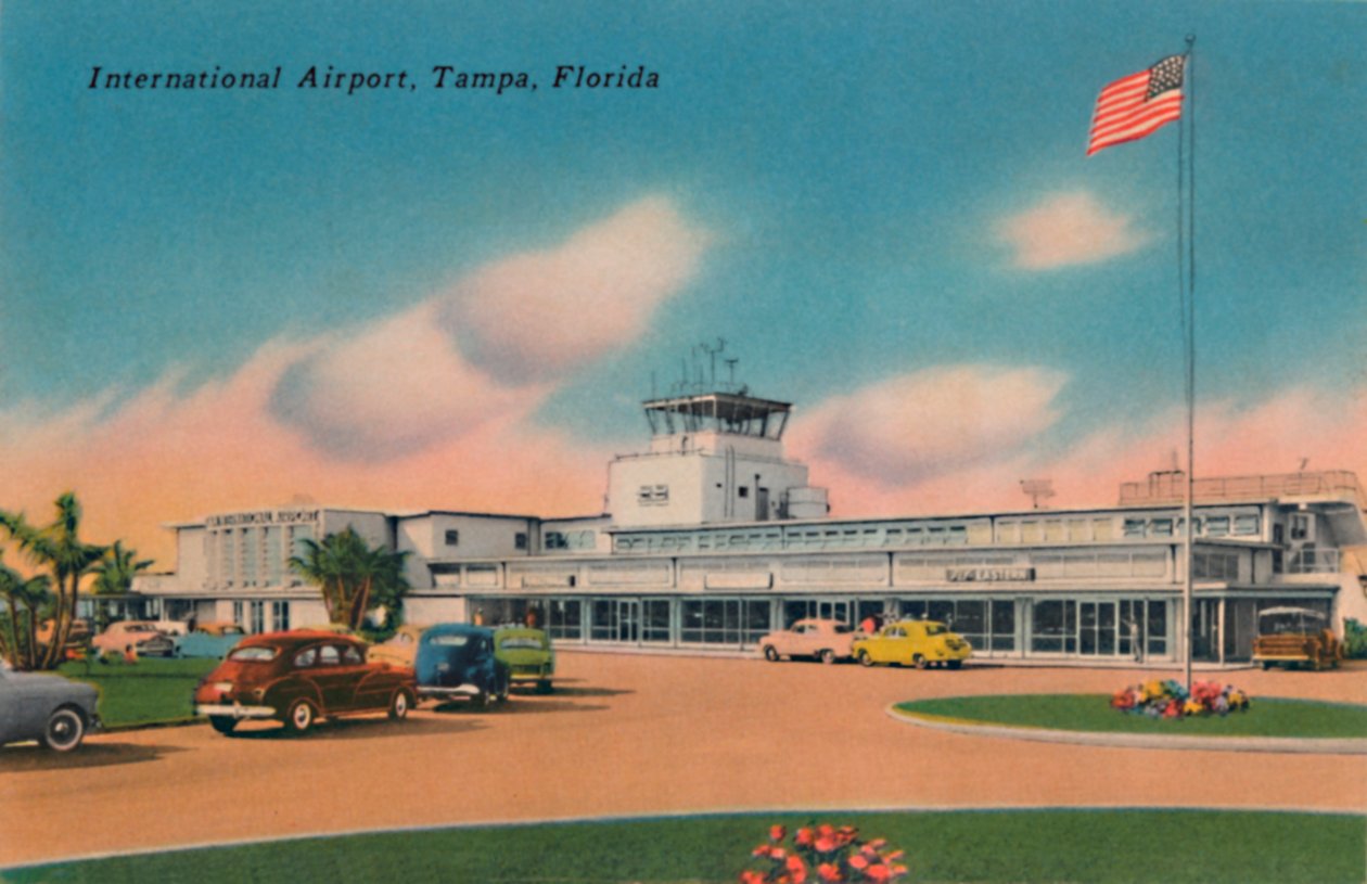 Międzynarodowy port lotniczy, Tampa, Floryda, ok. 1940 r. autorstwa Unbekannt