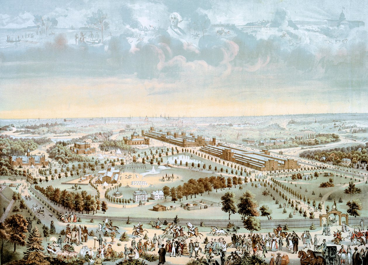 Międzynarodowa Wystawa z 1876 r. w Filadelfii, Pennslvania, USA, 1876 r. autorstwa Unbekannt