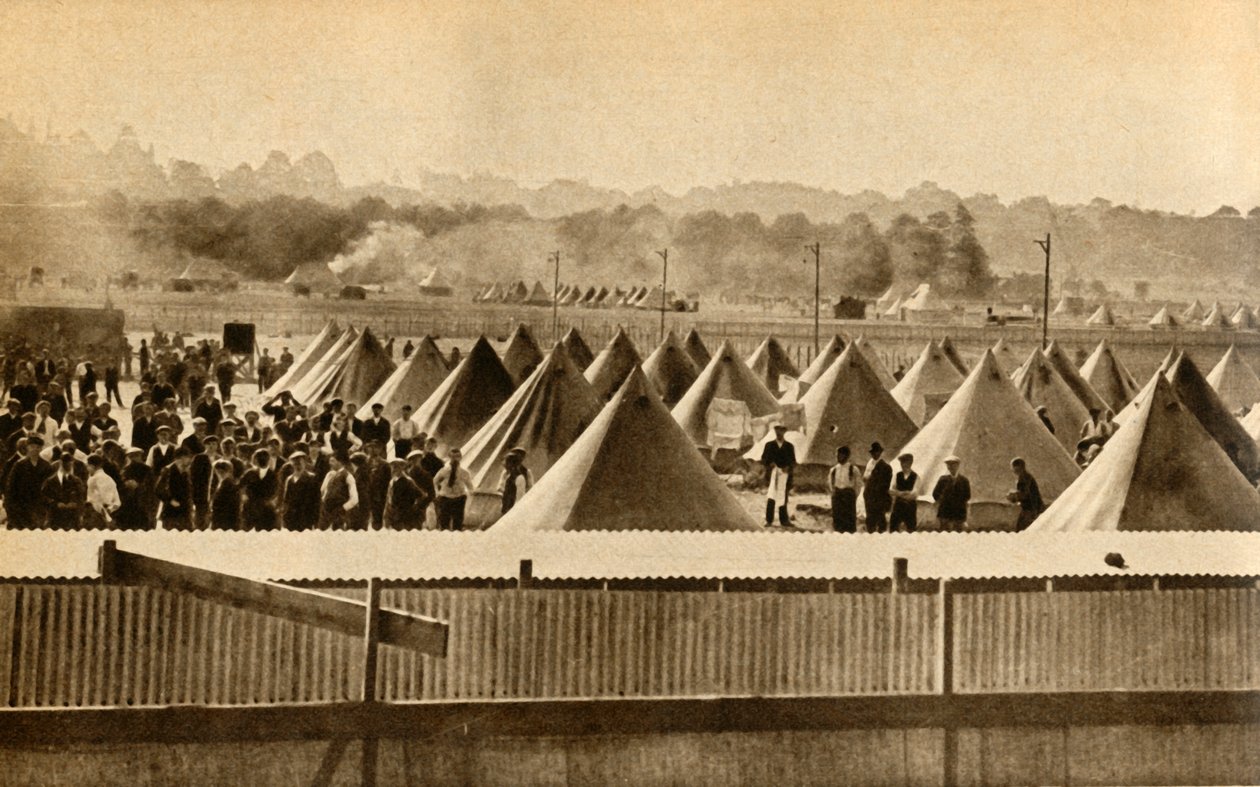Obóz internowania dla cudzoziemców wroga, Newbury, I wojna światowa, 1914-1918, 1933. autorstwa Unbekannt