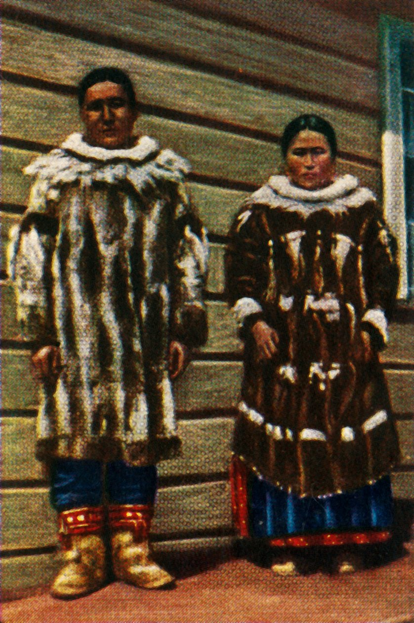 Inuici z Alaski, północne USA, ok. 1928. autorstwa Unbekannt