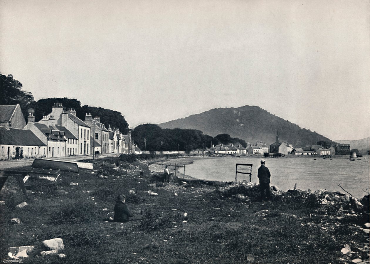 Inveraray - Miasto i wzgórze Duniquoich, 1895 autorstwa Unbekannt