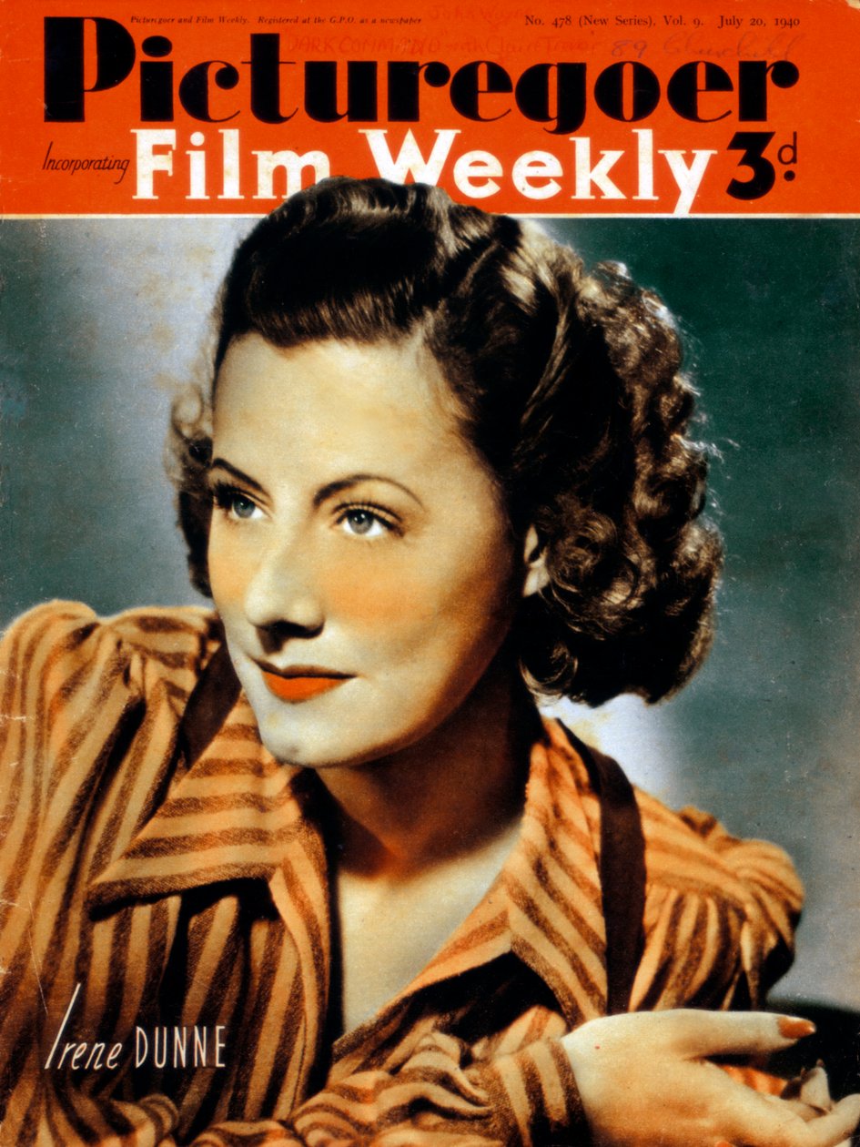 Irene Dunne 1898-1990, amerykańska aktorka, 1940 autorstwa Unbekannt