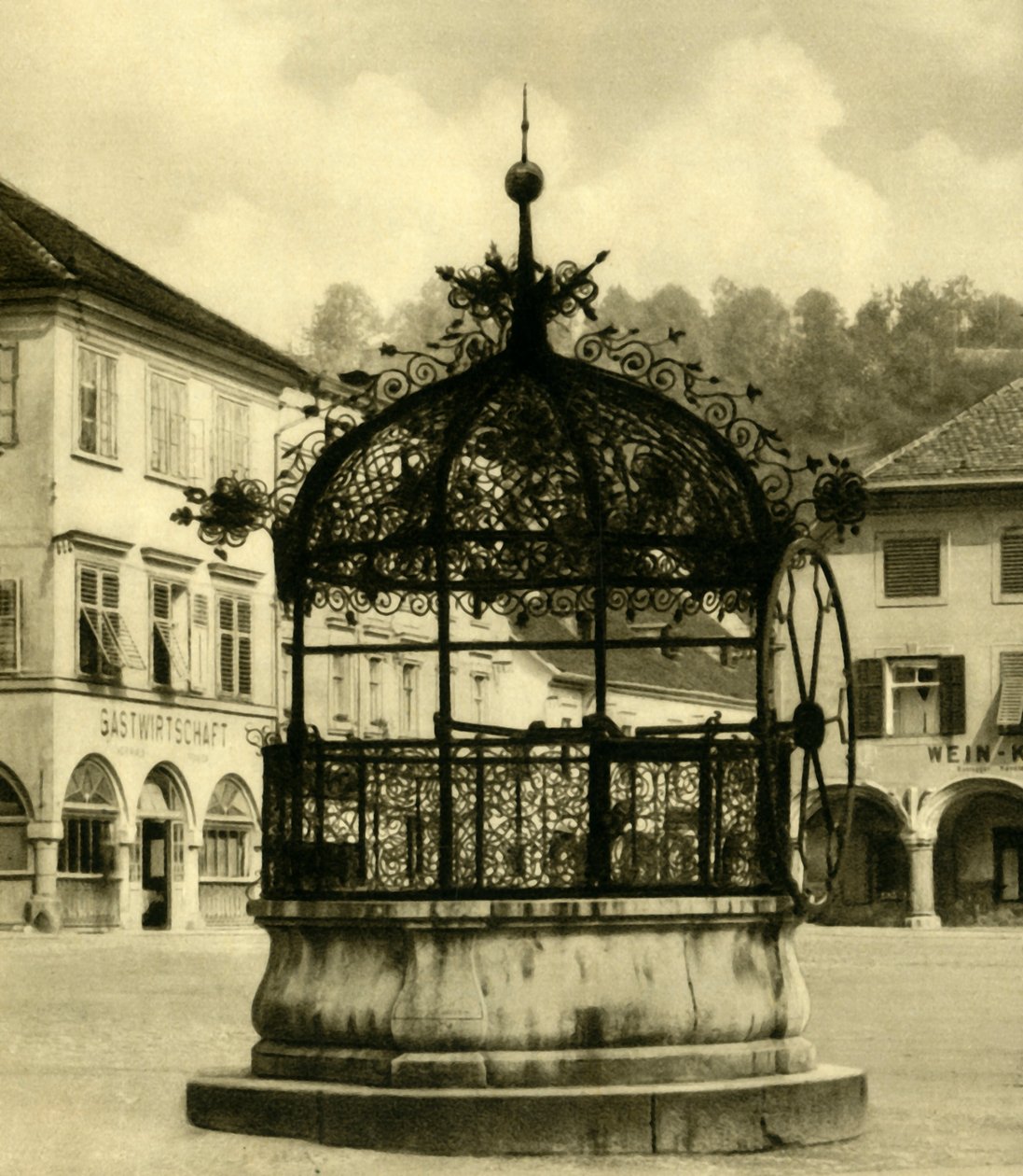 Żelazna studnia, Bruck an der Mur, Styria, Austria, c1935. autorstwa Unbekannt