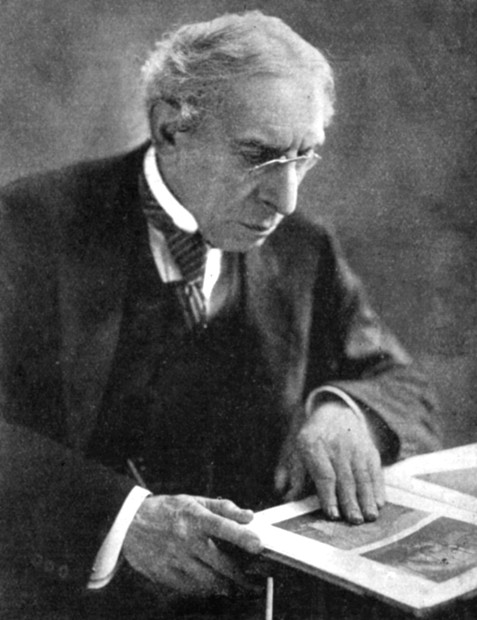 Israel Zangwill 1864-1926, urodzony w Anglii syjonista i pisarz, początek XX wieku autorstwa Unbekannt