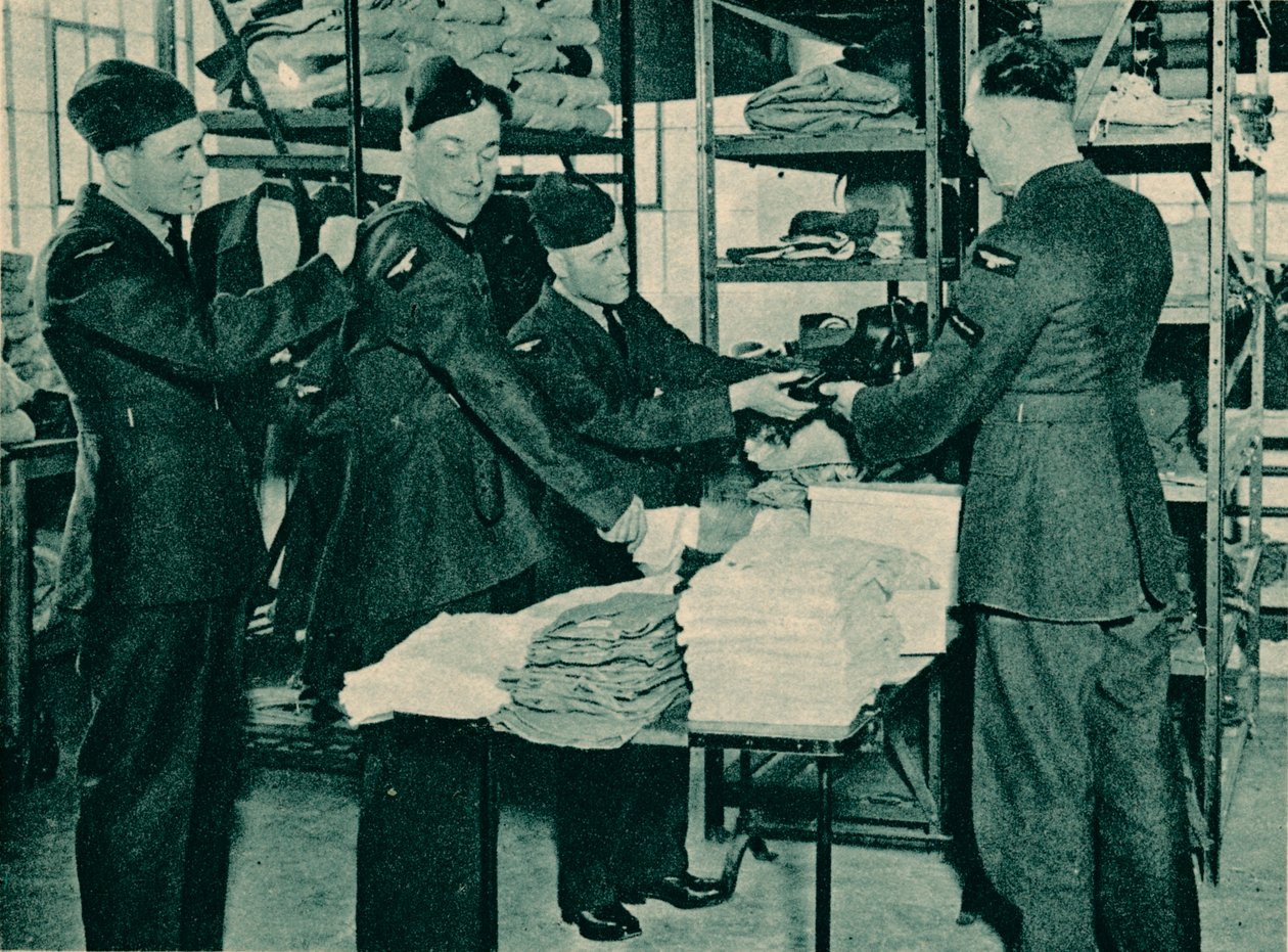 Wydanie sprzętu, 1940 autorstwa Unbekannt