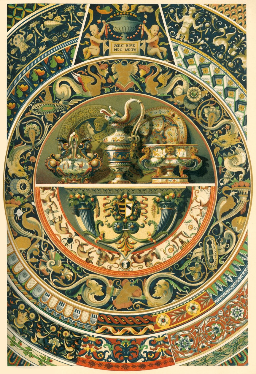 Malowana ceramika włoskiego renesansu, 1898 r. autorstwa Unbekannt