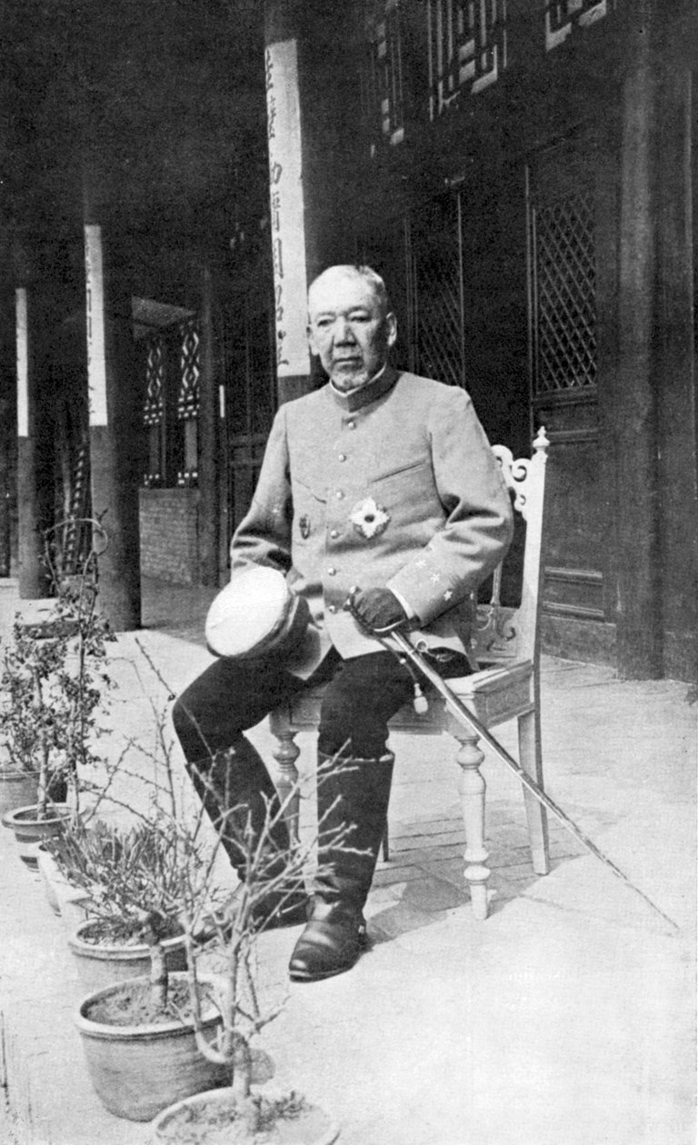 Iwao Oyama, żołnierz japoński, wojna rosyjsko-japońska, 1904-5 autorstwa Unbekannt