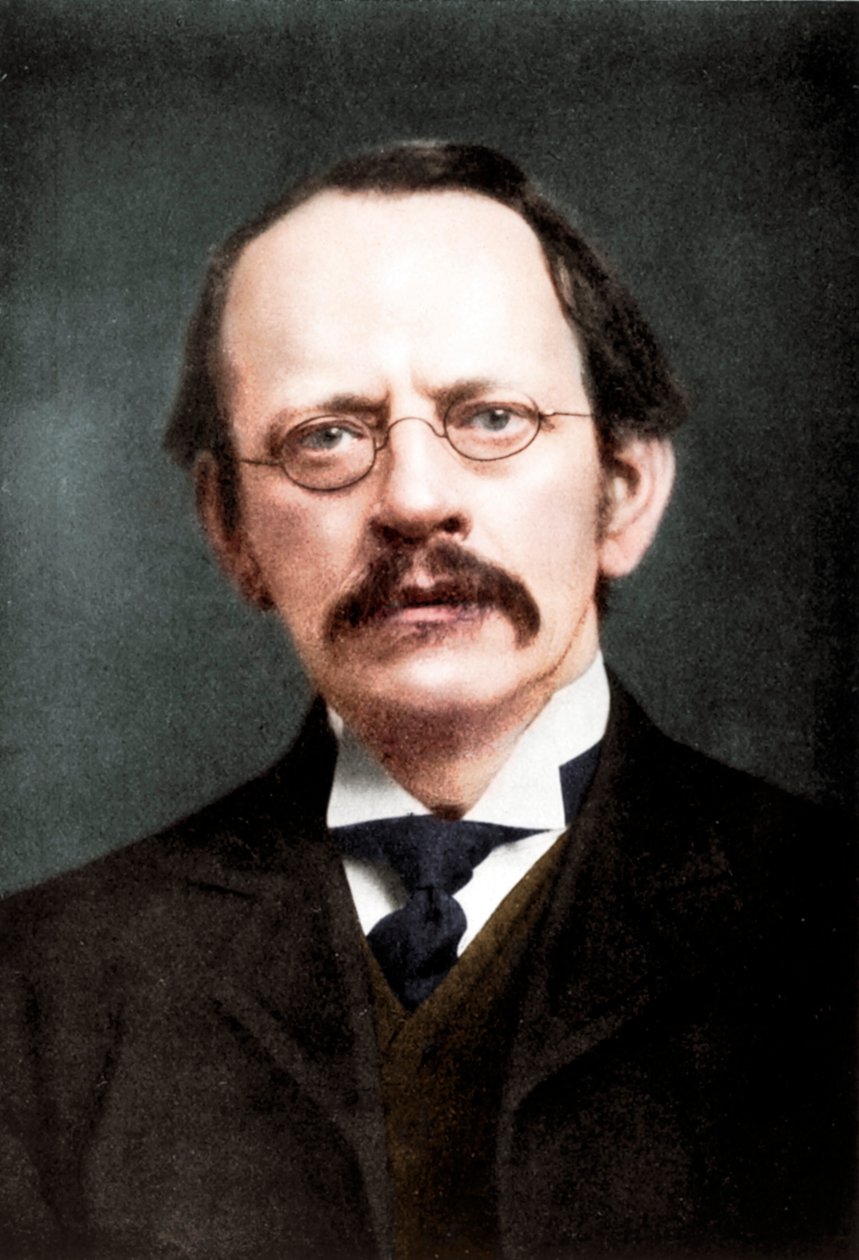 JJ Thomson, brytyjski fizyk, c1896-c1915 autorstwa Unbekannt